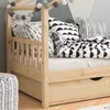 Hausbett Vitalispa Design Naturholz 90x200 cm mit 2 Produktbild-Vorschau 5
