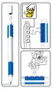 LEGO Blauer Gelpix – Minifigur Produktbild-Vorschau 4