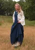 Mittelalter Überkleid, Surcot Andra, dunkelblau - Produktbild-Vorschau 1
