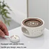 Ohrievač na čaj keramický čaj útulný porcelánový držiak na Náhľad obrázku produktu 4