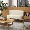 HOMCOM Sofa 2-Sitzer Couch Stoffsofa Sitzmöbel Polstersofa Produktbild-Vorschau 2