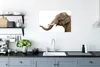 MuchoWow® Poster Elefant - Zähne - Weiß 60x40 cm - Produktbild-Vorschau 3