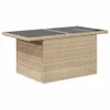 8-tlg. Garten-Sofagarnitur mit Kissen Beige Poly Rattan Produktbild-Vorschau 5