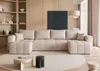 Wohnlandschaft U-Form Orto U Manila 02 Beige Samtvelours Produktbild-Vorschau 3