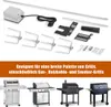 Faziango 117 cm Edelstahl Grillspieß Set mit Motor Produktbild-Vorschau 4