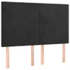 Bettgestell ohne Matratze Schwarz 140x200 cm Samt Produktbild-Vorschau 7