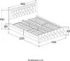 HOME DELUXE - Polsterbett VELARA - 140 x 200 cm, Farbe: Produktbild-Vorschau 6