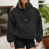Kattenhoodie, oversized, uni, met kattenzakje, fleece, Productafbeelding-voorbeeld 4