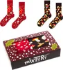 Herrensocken Set mit Pilzmuster 2 Paar 41-46, Lange und Produktbild-Vorschau 1
