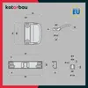 KOTARBAU® Západka balkonových dveří bronzová Praktická Náhled obrázku produktu 3