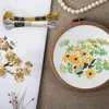 6 Stück Sticktwist Kreuzstichfäden, 8m Stickgarn Gold Produktbild-Vorschau 4