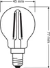 LEDVANCE 4058075434349 Lampadina LED Bianco caldo 2700 K Anteprima dell’immagine prodotto 3