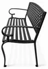 Aga Metall-Gartenbank 128x59x84 cm Produktbild-Vorschau 4