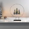 Anneau LED Sapins à poser - 30 LED / 35x6x43 cm - Intérieur Voir les images du produit 4