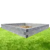 Sandkasten KDI grau Vintage 182x182 cm wetterfest Holz Produktbild-Vorschau 4