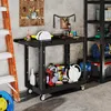 HOMCOM Dvojposchodový dielenský vozík, vozík na náradie s Náhľad obrázku produktu 2