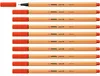 STABILO 88/40 10x point Fineliner rot 0,4 mm Productafbeelding-voorbeeld 1
