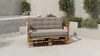 Lermowood Palettenmöbel Mpe Sofa 100 x 80 cm Geflammt | Produktbild-Vorschau 2