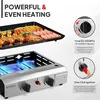 FCH Plynový gril Stolný plynový gril s 2 horákmi 5,86 kW, Náhľad obrázku produktu 2