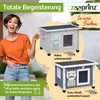 zooprinz Katzenhaus Felix | mit Plüschmaus | Wetterfest | Produktbild-Vorschau 9