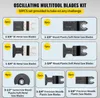 SucceBuy 50 pièces lames de scie oscillantes, set de Voir les images du produit 4