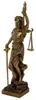Figurine décorative en bronze - Modèle Justitia 20 cm - Voir les images du produit 2