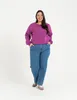 Moraj Damen Sweatshirt – Violett, Größe XXL, bequem Produktbild-Vorschau 8