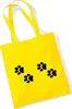 Huuraa Jutebeutel Fußtapsen Tapsen 10 Liter Yellow Produktbild-Vorschau 1