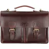 Mika Aktentasche Kester Leder braun ca. 39 x 27 x 11 cm Produktbild-Vorschau 3