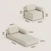 BEALIFE Pouf pliable 3 en 1 | Comme canapé, fauteuil & lit Voir les images du produit 2