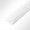 Lysel® Kederschiene Kederleiste Kunststoff Weiß  45° Länge Produktbild-Vorschau 1
