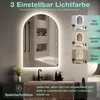 GIMBELEN LED-Badspiegel, gewölbt, 50 x 75 cm, 3 Produktbild-Vorschau 3