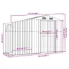 A diagram showing the dimensions of a shed. Náhled obrázku produktu
