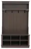 Garderobe MCW-P26, Flurgarderobe Holzgarderobe Sitzbank, 4 Produktbild-Vorschau 6