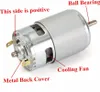 775 DC 12V-36V 3500-9000RPM Moteur Roulements à billes Voir les images du produit 7
