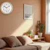 LS-LebenStil Retro Wanduhr Sand Beige 26cm Kunststoff Produktbild-Vorschau 6
