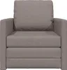 vidaXL Canapé-lit Taupe 74 x 77 x 81 cm Tissu Voir les images du produit 5