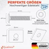 Qualinos 10x hochwertige Doppelstabmattenzaun Befestigung Produktbild-Vorschau 8