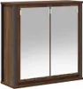 A product shot of a bathroom wall cabinet with mirrored doors. Produktbild-Vorschau