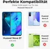 Handytasche für Huawei Nova 5T Blumen Flip Cover Buchhülle Produktbild-Vorschau 2