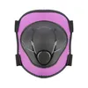 A single purple and black protective pad is shown against a white background. Produktbild-Vorschau