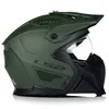 A studio shot of a green modular motorcycle helmet. Anteprima dell’immagine prodotto