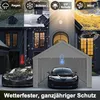 XINZI Garagenzelt Carport Zeltgarage Winterfest, Aluminium  Produktbild-Vorschau 4