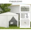 Outsunny Gartenpavillon 3,94x3,412m 6-eckig Pavillon mit Produktbild-Vorschau 6