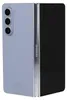 A folded smartphone is shown from a diagonal angle, with the back and side visible. Produktbild-Vorschau