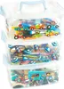 3er Set. Aufbewahrungsbox mit Decke 4L Kinder, um Spielzeug Produktbild-Vorschau 6