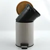 Spirella Kosmetikeimer 3 Liter Edelstahl Bambus mit Produktbild-Vorschau 5