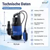 Bituxx Tauchpumpe 750 Watt Bau MS-15826 Produktbild-Vorschau 5