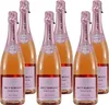 A group of Brut Dargent Rosé Pinot Noir wine bottles against a white background. Produktbild-Vorschau