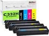 OBV Toner  XL Sparset für Lexmark c3326 C3326dw MC3226adwe Produktbild-Vorschau 1